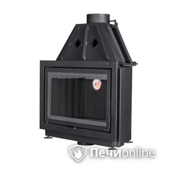 Каминная топка Бавария (Экокамин) Альфа 800, черный шамот в Ижевске